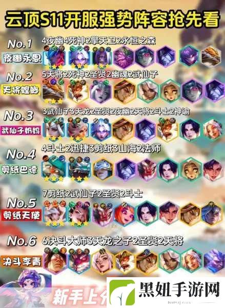 云顶之弈S4月神阵容搭配全攻略，解锁最新最强阵容