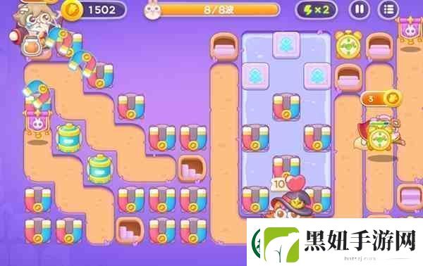 保卫萝卜4阿波与魔法宝藏第99关通关教学