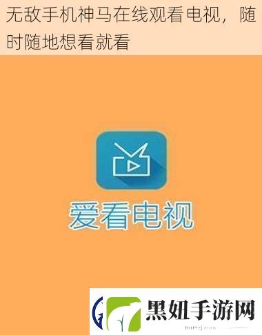 无敌手机神马在线观看电视-随时随地想看就看