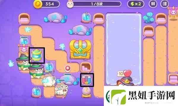 保卫萝卜4阿波与魔法宝藏第99关通关教学