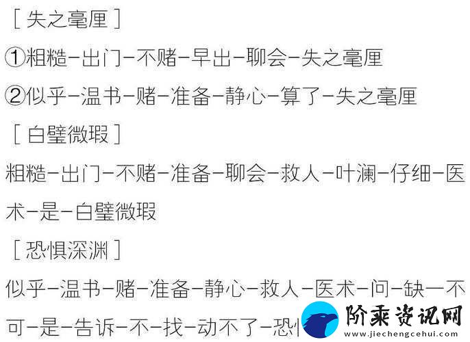 一梦江湖浮生星阵忆梦谈妙言全结局攻略