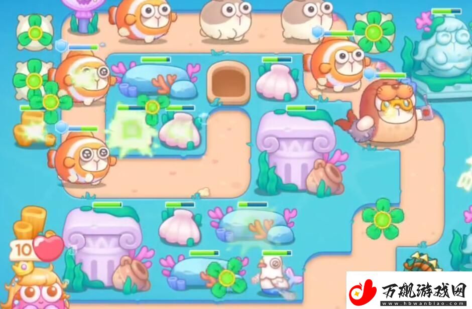 保卫萝卜4海的闺女第108关怎么过海的闺女第108关攻略