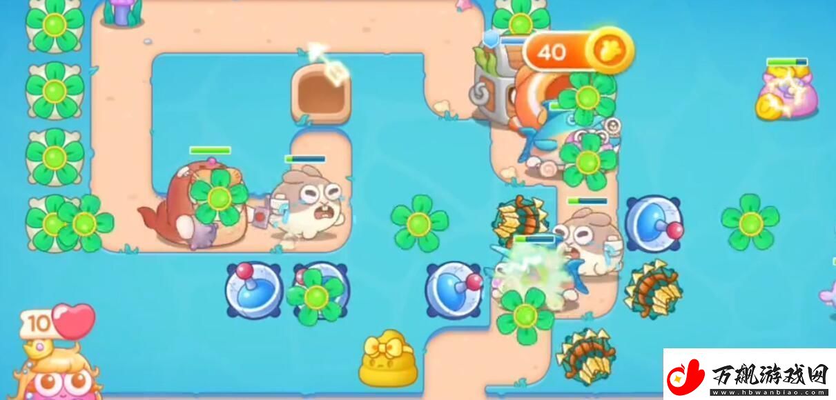 保卫萝卜4海的闺女第108关怎么过海的闺女第108关攻略