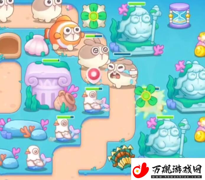 保卫萝卜4海的闺女第108关怎么过海的闺女第108关攻略