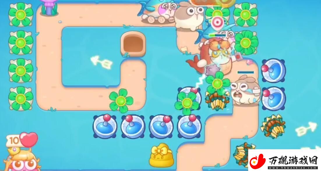 保卫萝卜4海的闺女第108关怎么过海的闺女第108关攻略