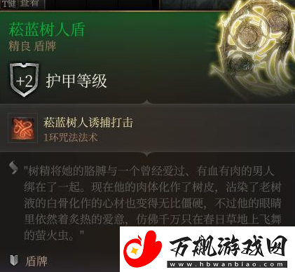 博德之门3菘蓝树人盾获取方法介绍