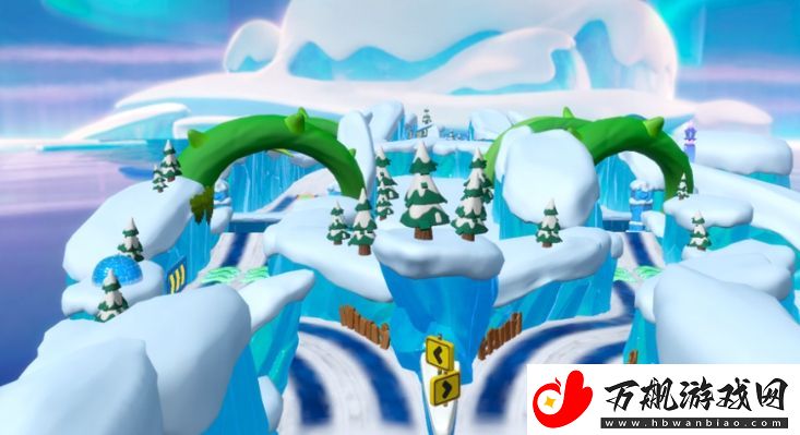 蛋仔派对雪山速降怎么通关