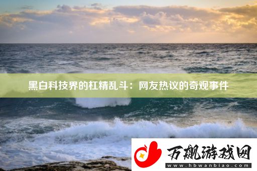 黑白科技界的杠精乱斗：网友热议的奇观事件