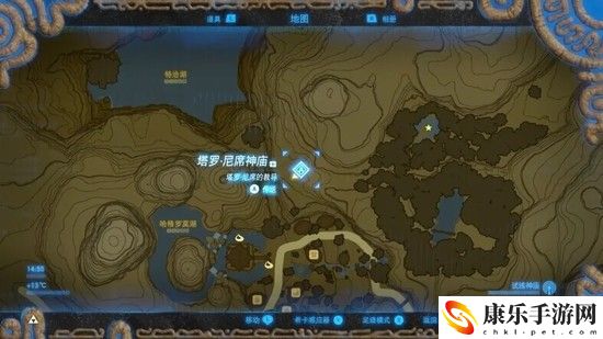塞尔达传说荒野之息精灵泉位置
