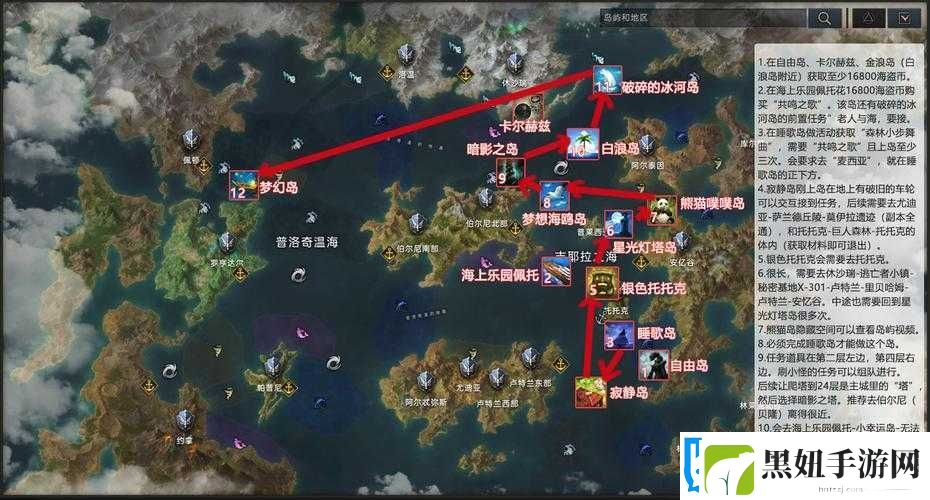 命运方舟中的冒险之路：探索拉迪斯任务地点详细指南