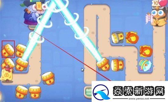 保卫萝卜4阿波道长第3关攻略