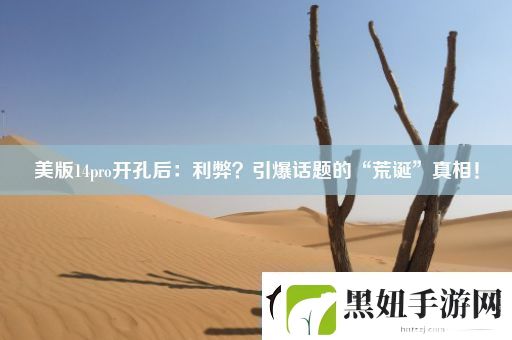 美版14pro开孔后：利弊引爆话题的“荒诞”真相！资讯速递
