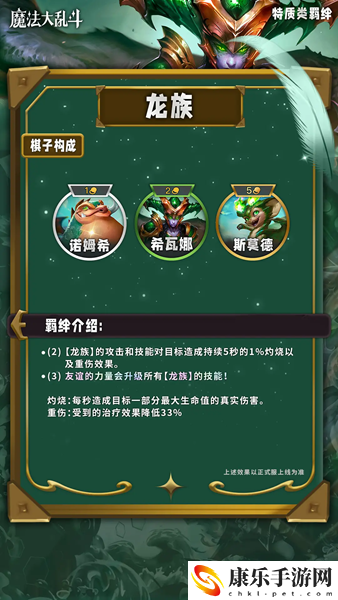 云顶之弈s12龙族羁绊介绍