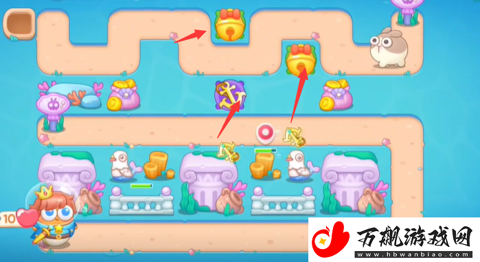 保卫萝卜4海的闺女第117关怎么过：攻略教你控制