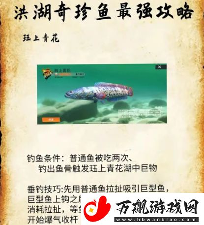 欢乐钓鱼大师洪湖最后两条鱼在哪