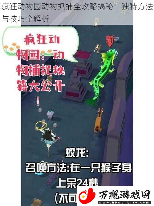 疯狂动物园动物抓捕全攻略揭秘