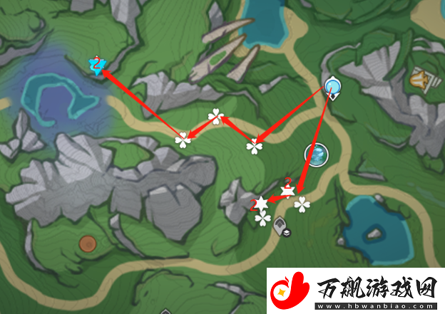 原神虹彩蔷薇采集路线