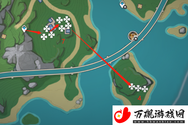 原神虹彩蔷薇采集路线