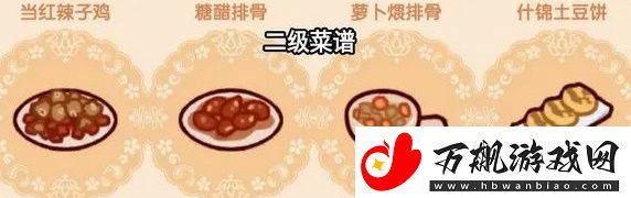 我的休闲时光隐藏菜谱有哪些