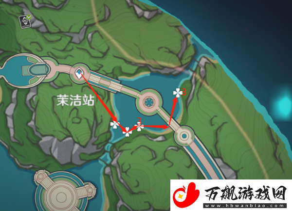 原神久雨莲采集路线