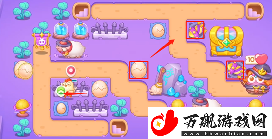 保卫萝卜4阿波与魔法宝藏第82关怎么通关