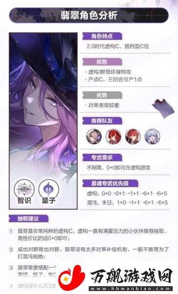 崩坏星穹铁道翡翠角色上线时间全解析